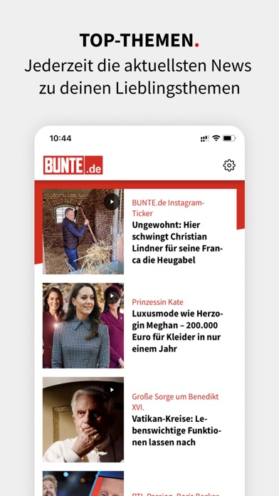 BUNTE.de – Stars & Royals News screenshot