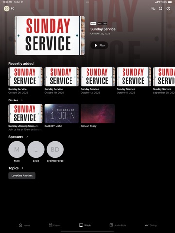 Freedom Church Beaumont iPad screenshot