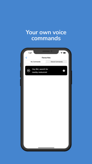 Voice Commands guide Screenshot