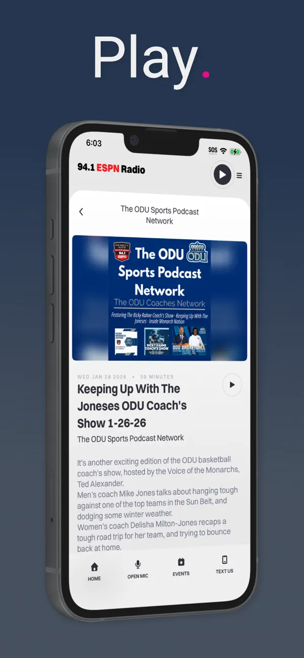 Screenshot #2 pour Priority Lexus 94.1 ESPN