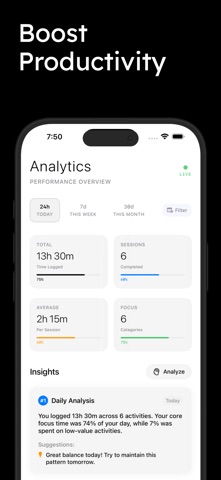 Life Time Tracker - Tymu screenshot