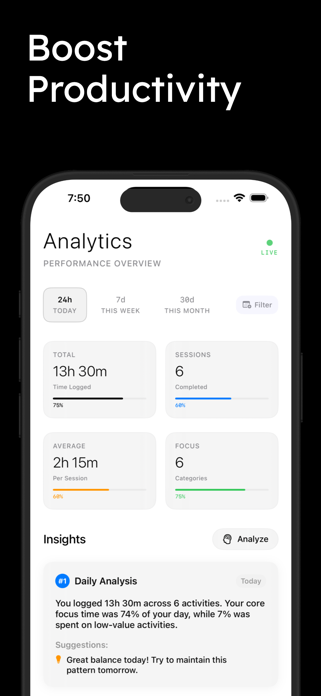 Life Time Tracker - Tymu Screenshot 3 of 6
