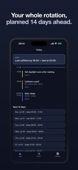 ShiftRest: Shift Work Sleep screenshot 2