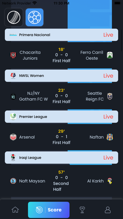 Cricball: Live Sports & Scores Screenshot