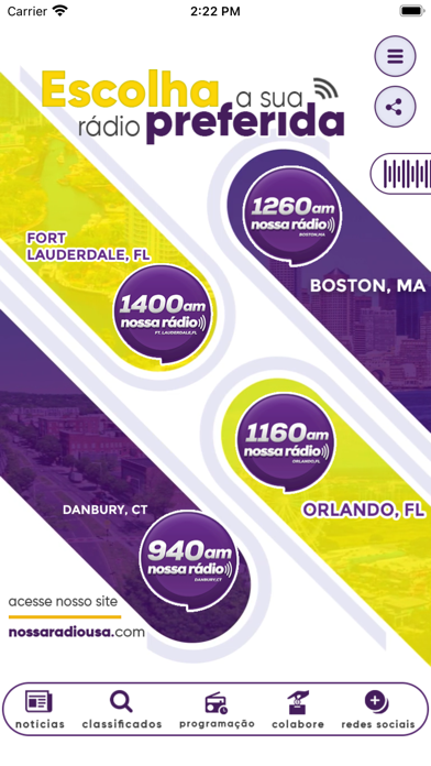 Nossa Radio USA Screenshot