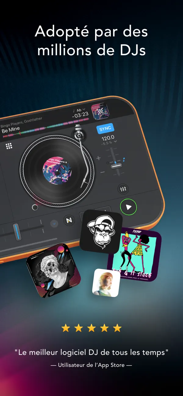 Screenshot #3 pour djay - DJ App & AI Mixer