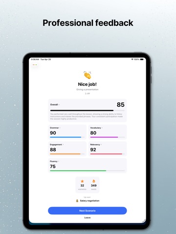Linga AI: Learn Languages Fast iPad screenshot