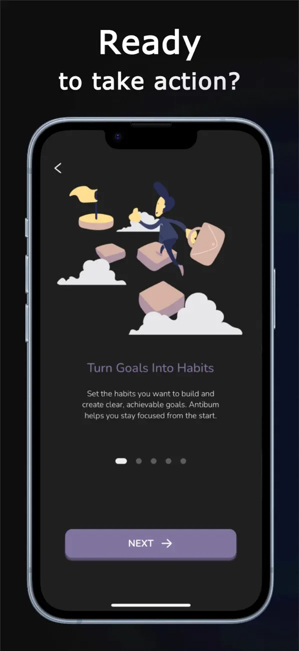 Screenshot #1 pour Antibum: Habit tracker