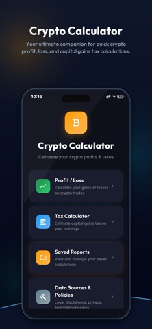 Crypto Calculator: Profit, Tax Screenshot 1 of 6