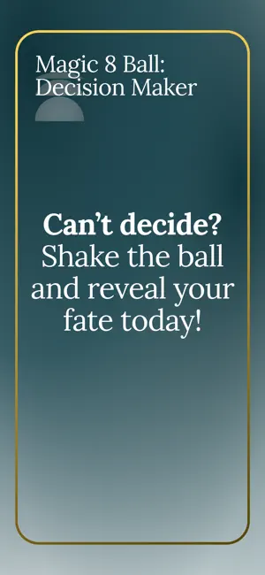 Magic 8 Ball: Decision Maker screenshot 1