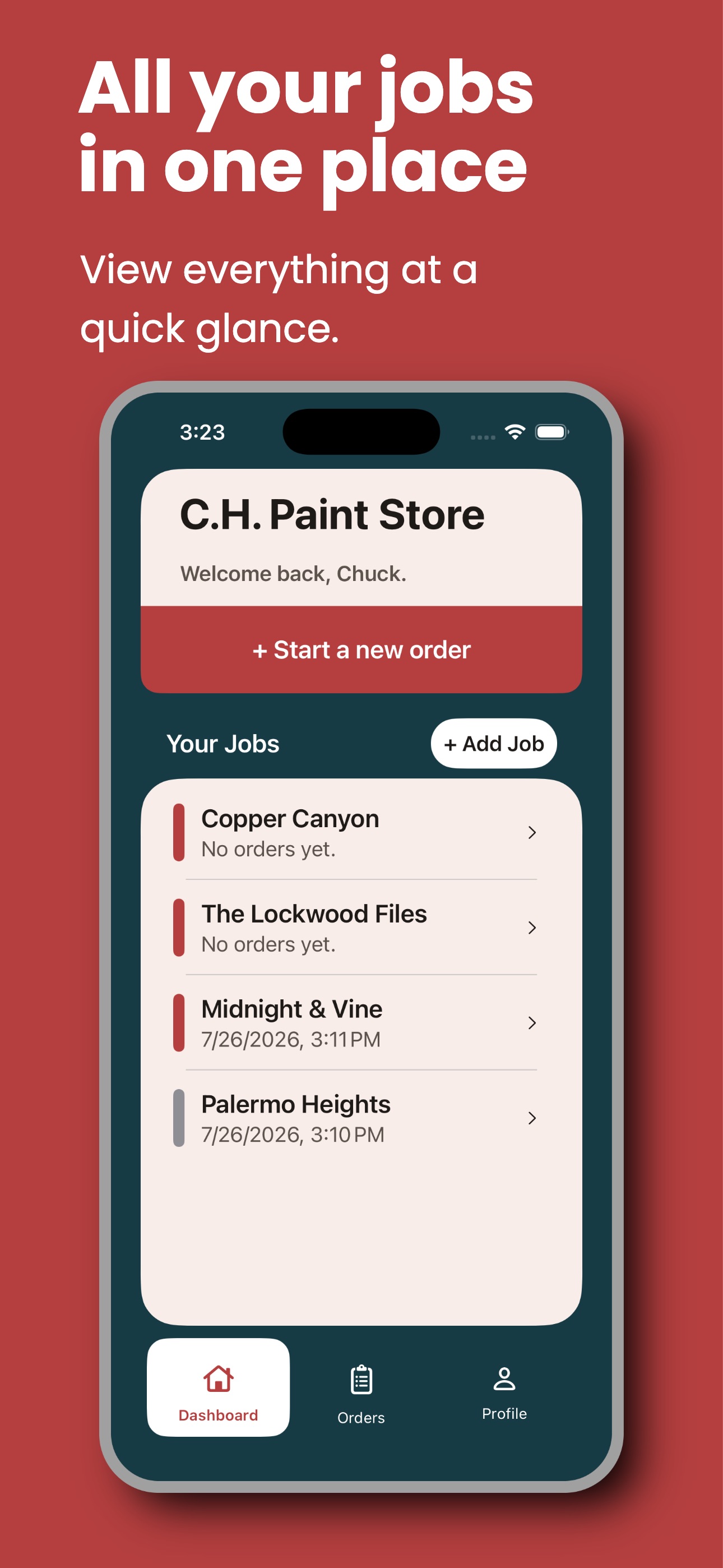 Screenshot 1 of C.H. Paint Store