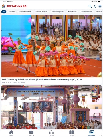 Prasanthi Connect iPad screenshot