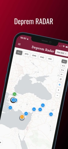 Deprem Radar screenshot