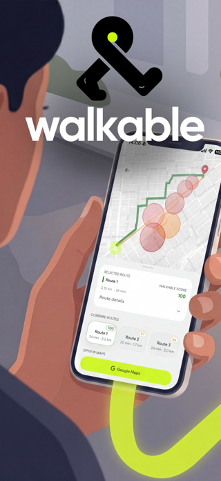 Walkable : Safe Route Planner Screenshot 1 of 8