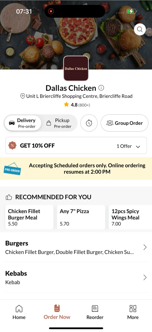 Screenshot #3 pour Dallas Chicken Burnley