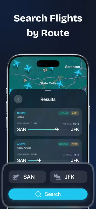 Sky Radar: Live Flights screenshot 5 of 6