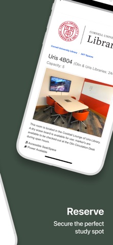 Booked - Cornell Libraries iPhone screenshot