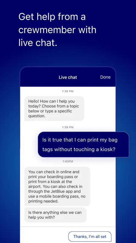 JetBlue screenshot 7 of 10