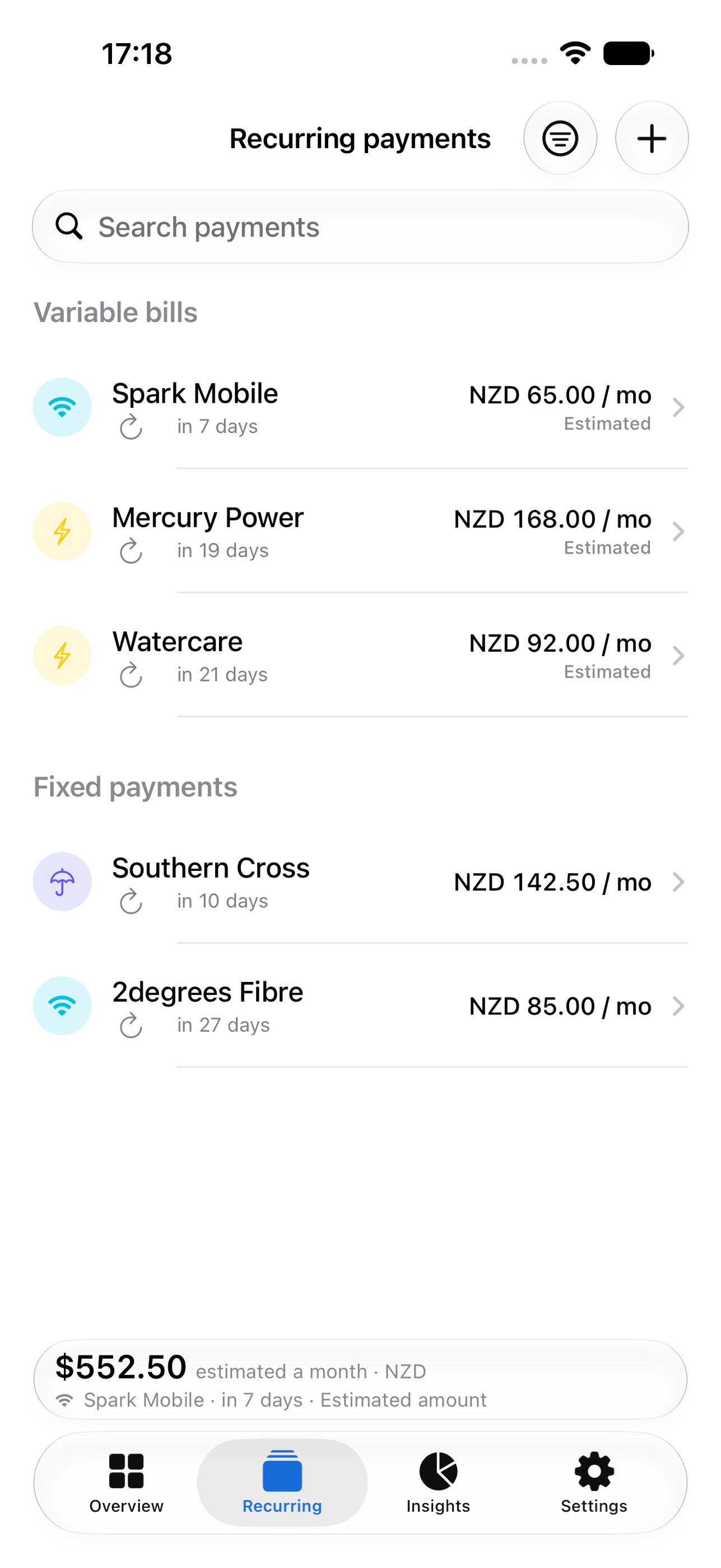 Screenshot 5 of Subscriptly
