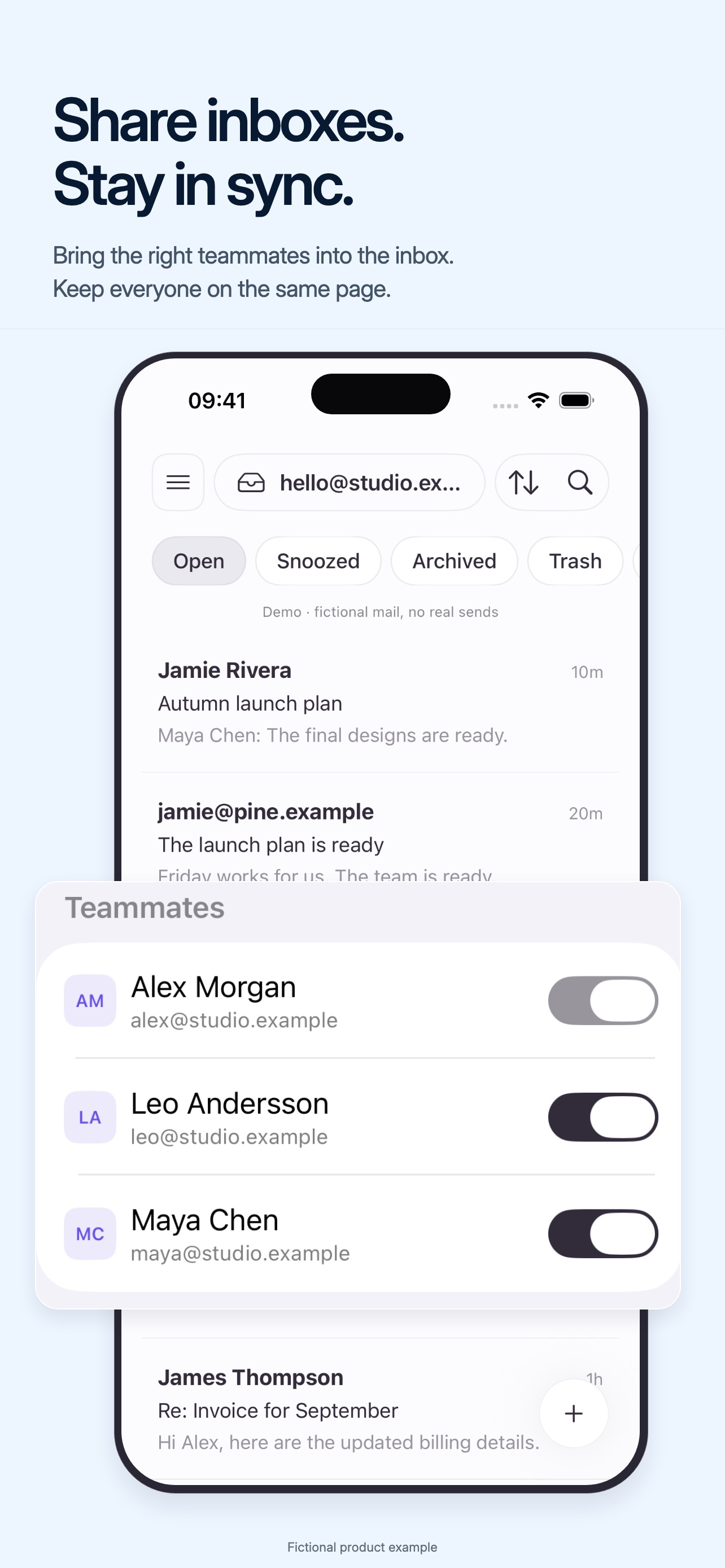 Screenshot 1 of nmail - Email for Teams