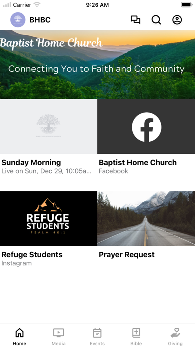 Screenshot #1 pour Baptist Home Church