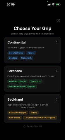 Racket Grip Checker Screenshot 2 of 5