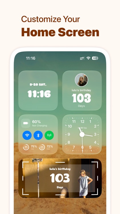 Widget Park-Transparent Widget