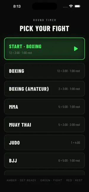 Round Timer: Boxing MMA Judo screenshot 4