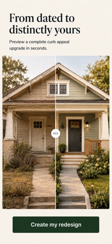 CurbCanvas: Exterior AI iPhone screenshot
