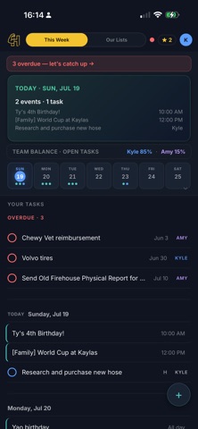 The Husband App: Household AI iPhone screenshot