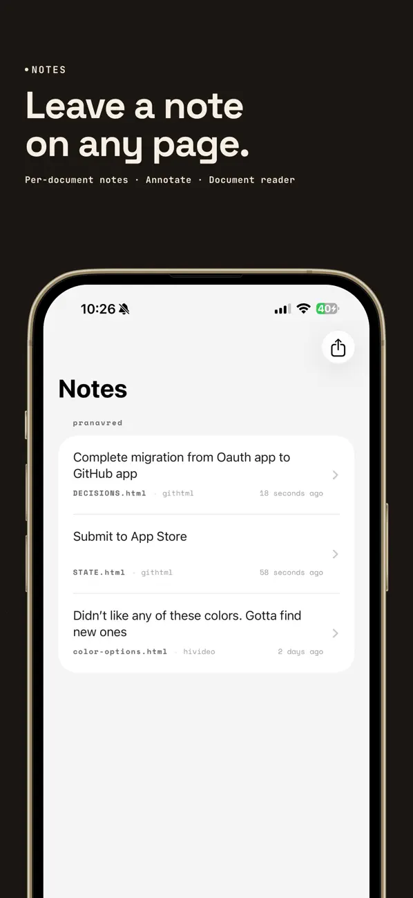 #2. githtml - GitHub Doc Reader (iOS) By: Wave Tech LLC