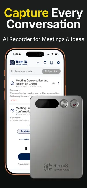 Remi8 AI Voice Notes Reminders screenshot 3