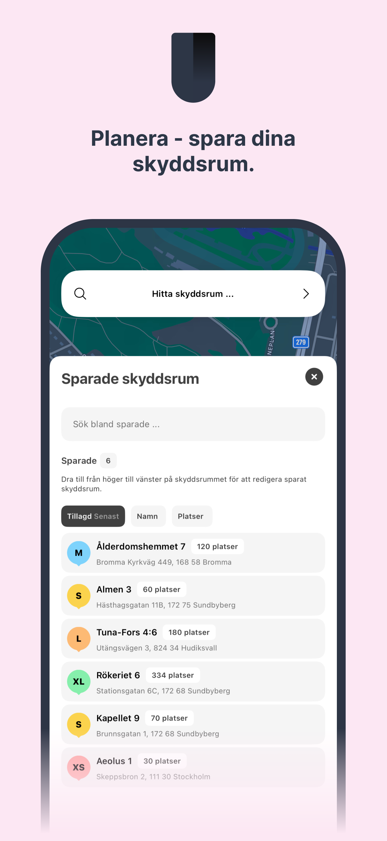 Skyddsrum Sverige screenshot 3