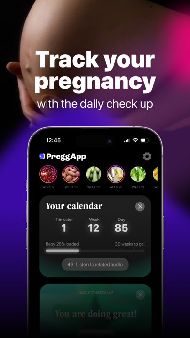 PreggApp: AI Pregnancy Tracker Screenshot