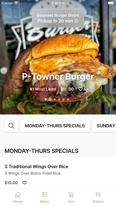 Gourmet Burger Bistro iPhone screenshot 2 - Food & Drink app