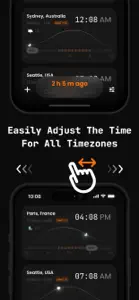 World Time Clock by ScapeTZ screenshot #2 for iPhone