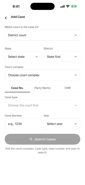 CaseNiti - Court Case Manager screenshot 4