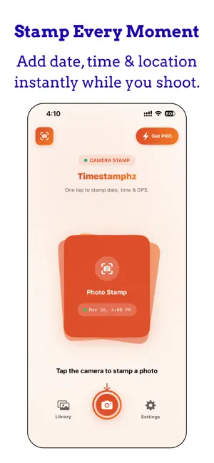TimeStamp Camera: TimeStamphz screenshot 2