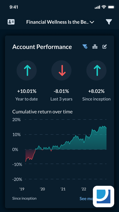 Octavia Wealth Advisors app screenshot