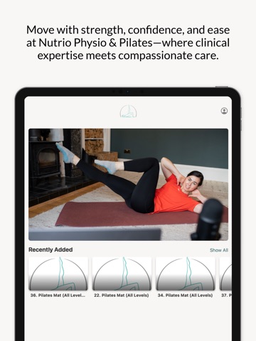 Nutrio Physio & Pilates iPad screenshot