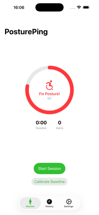 PosturePing: Posture reminder Screenshot 3 of 3