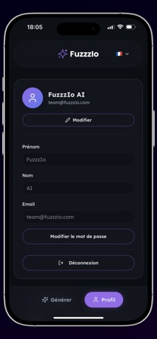FuzzzIo: AI Generation screenshot