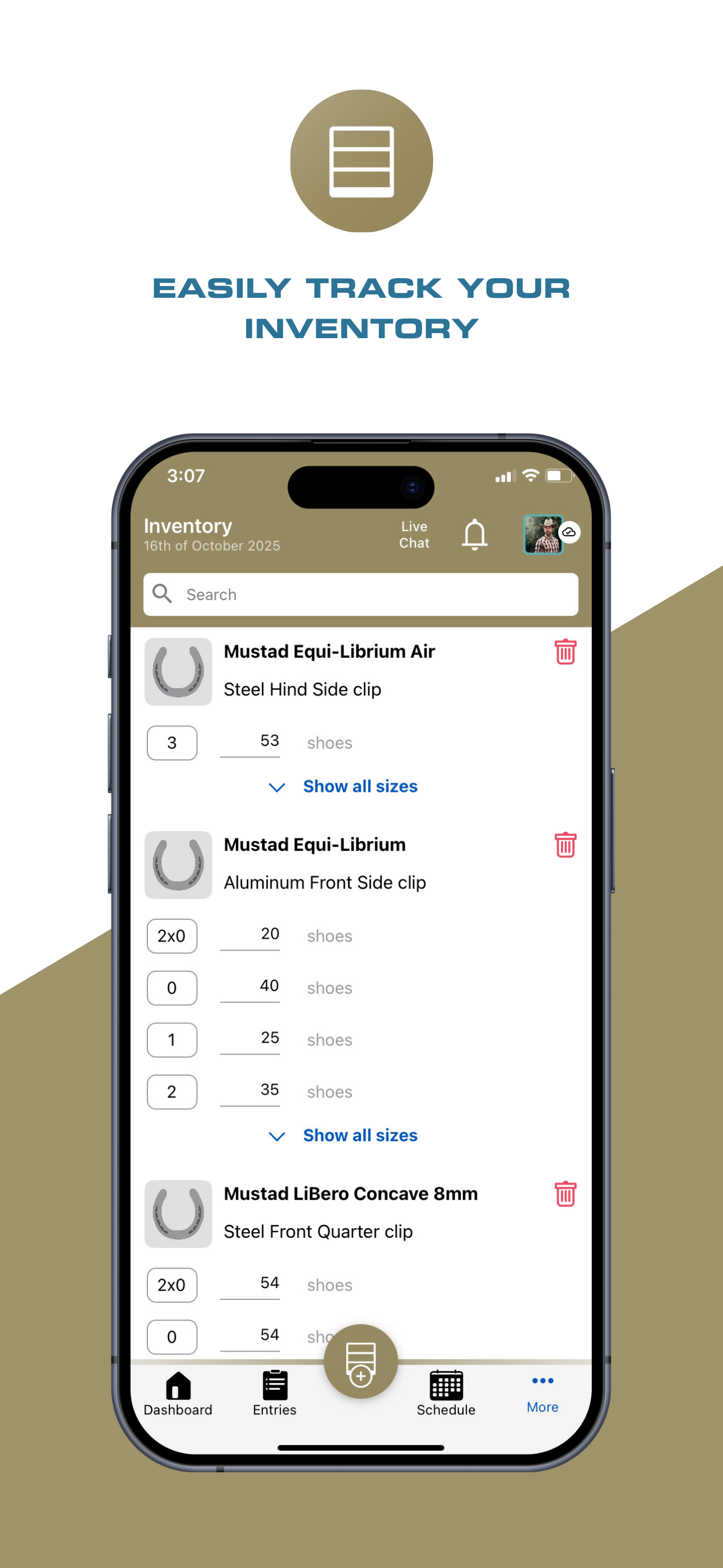 EQUINET - Mustad Farrier App screenshot 5