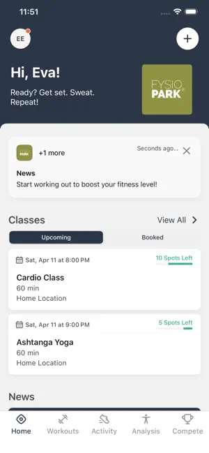 Fysiopark screenshot 2