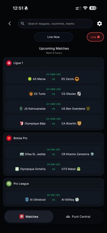 Puntsville: Live Scores & Tips screenshot