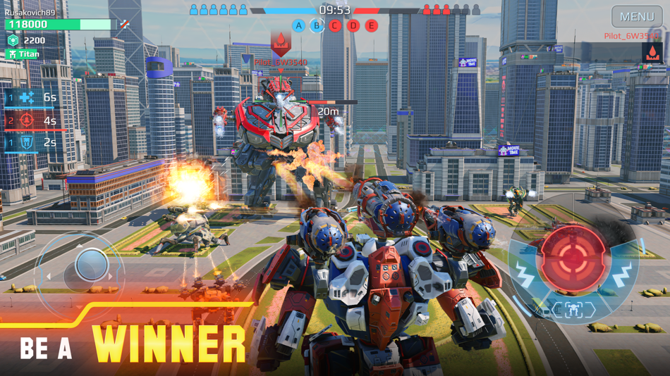 #5. War Robots Multiplayer Battles (iOS) Bởi: MYGAMES MENA FZ LLC