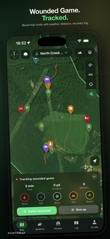 HuntrMap: Maps, Wind, Weather Screenshot 7 of 10