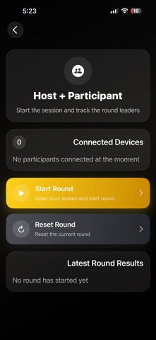 buzz - local buzzer iPhone screenshot