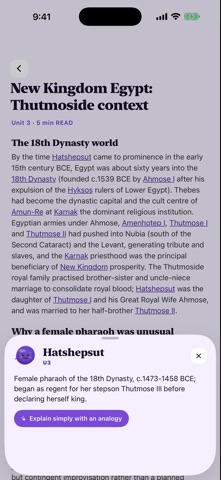QCAA Ancient History iPhone screenshot