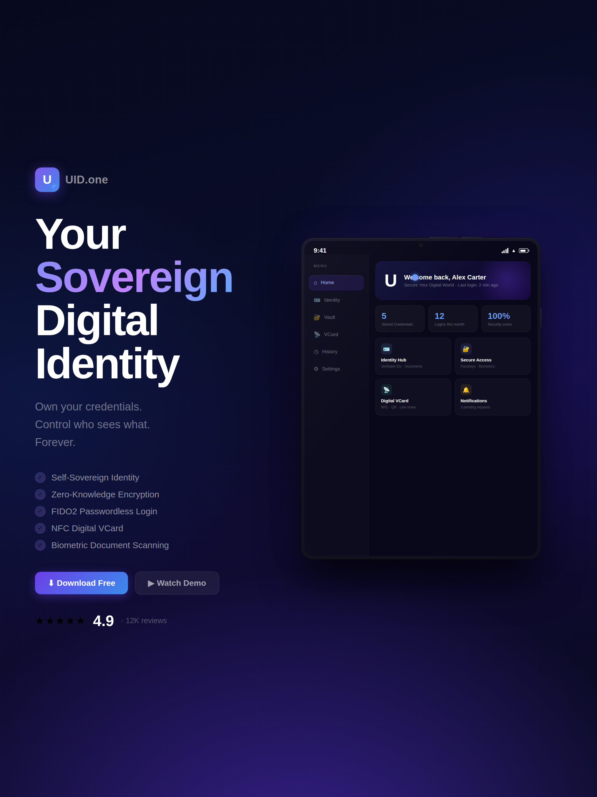 UID.one - Passkey & Digital ID